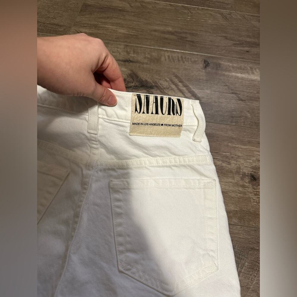 NEW MOTHER SNACKS! High Waisted Twizzy Skimp Jeans Sticky Rice 24 - Picture 3 of 5